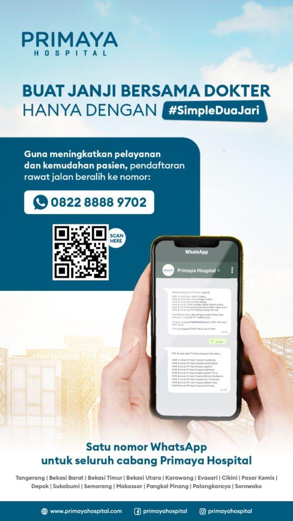 Primaya Chatbot Pendaftaran Konsultasi Dokter melalui WhatsApp - banner