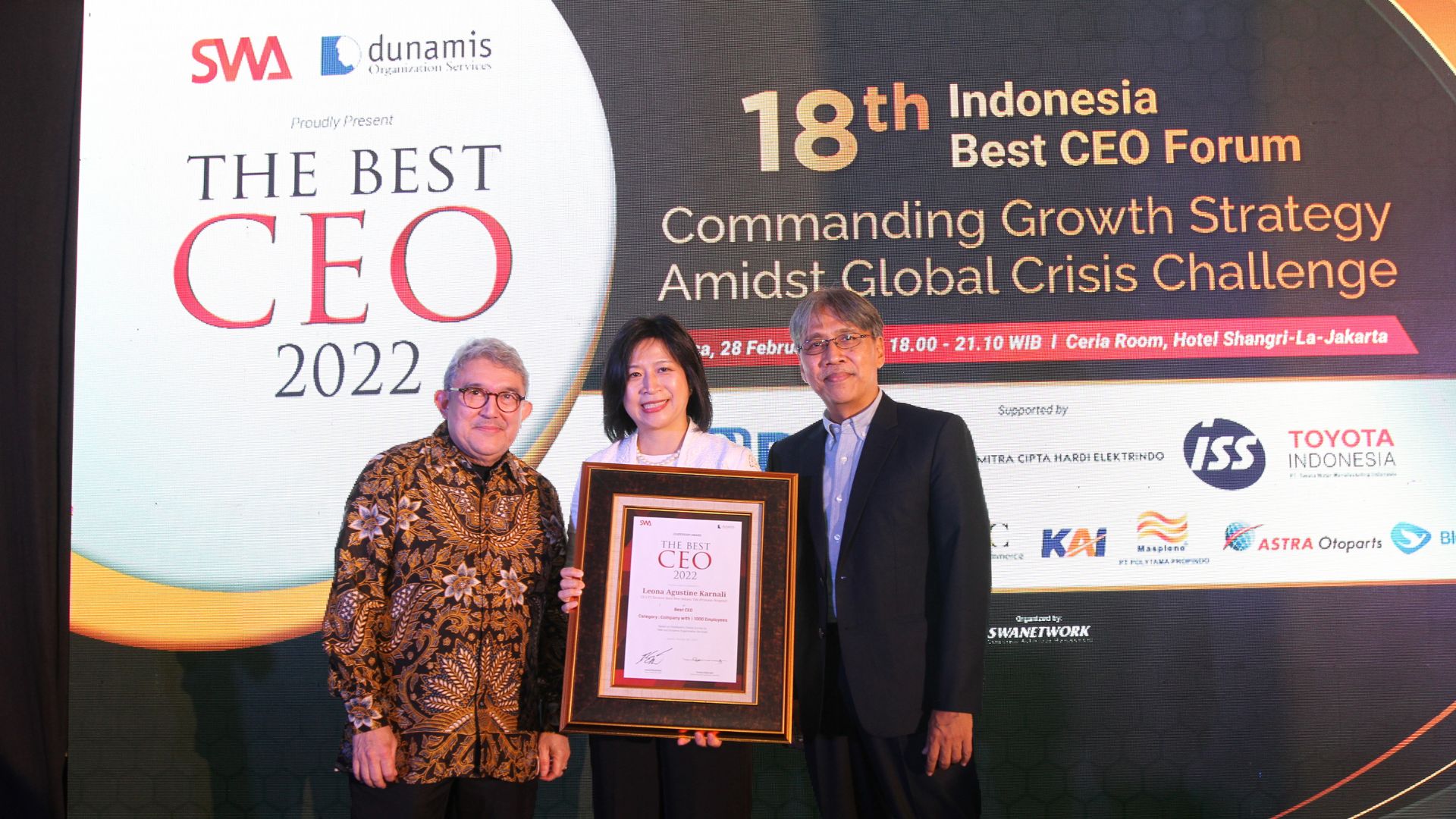 Penghargaan BEST CEO 2022