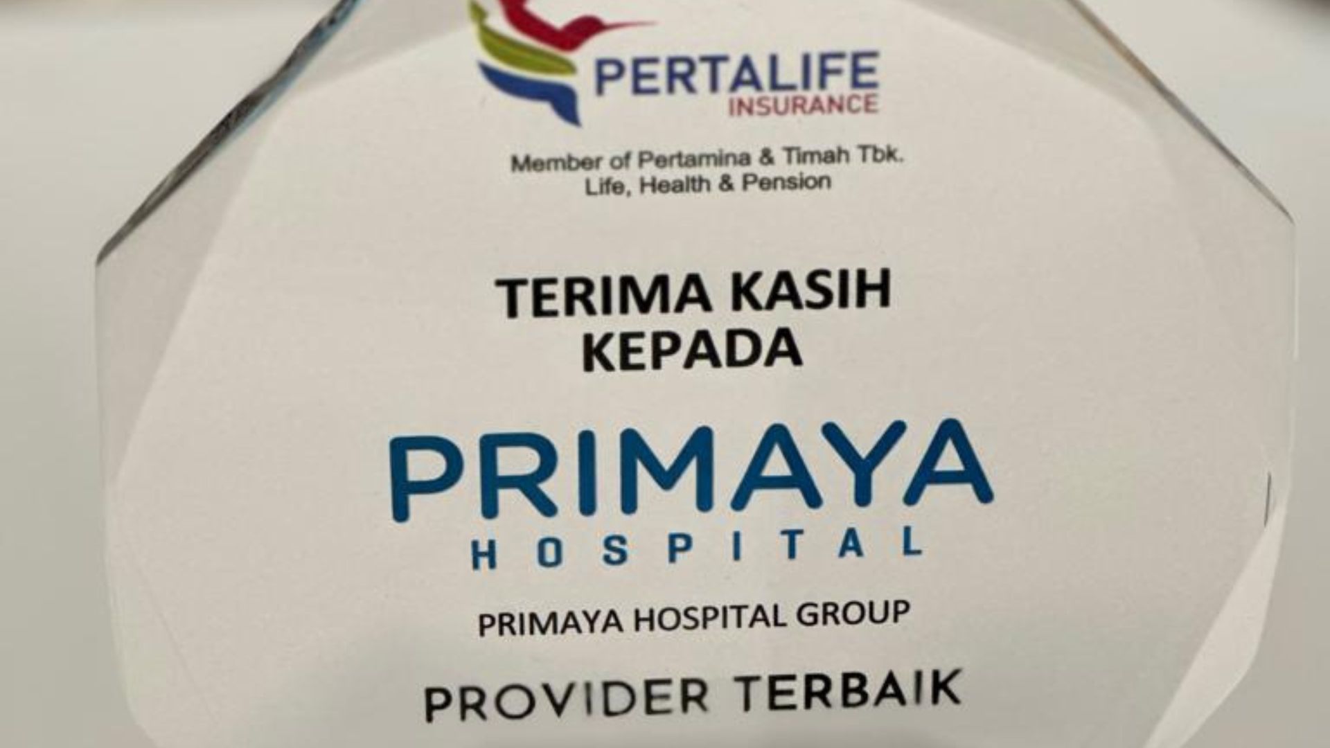 Penghargaan Perta Life Provider Terbaik