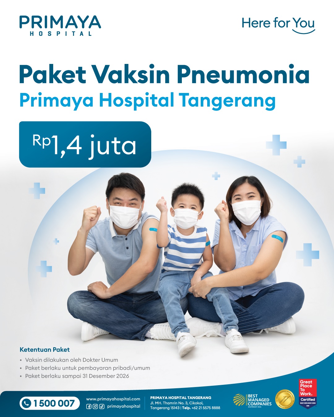 Vaksin Pneumonia Tangerang