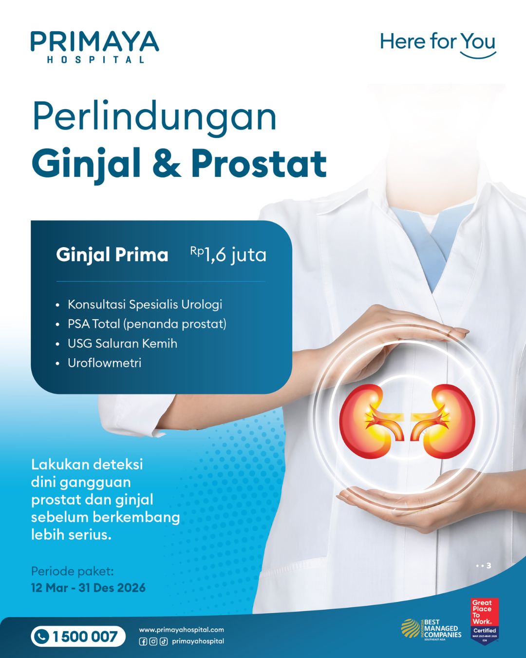 skrining ginjal prostat